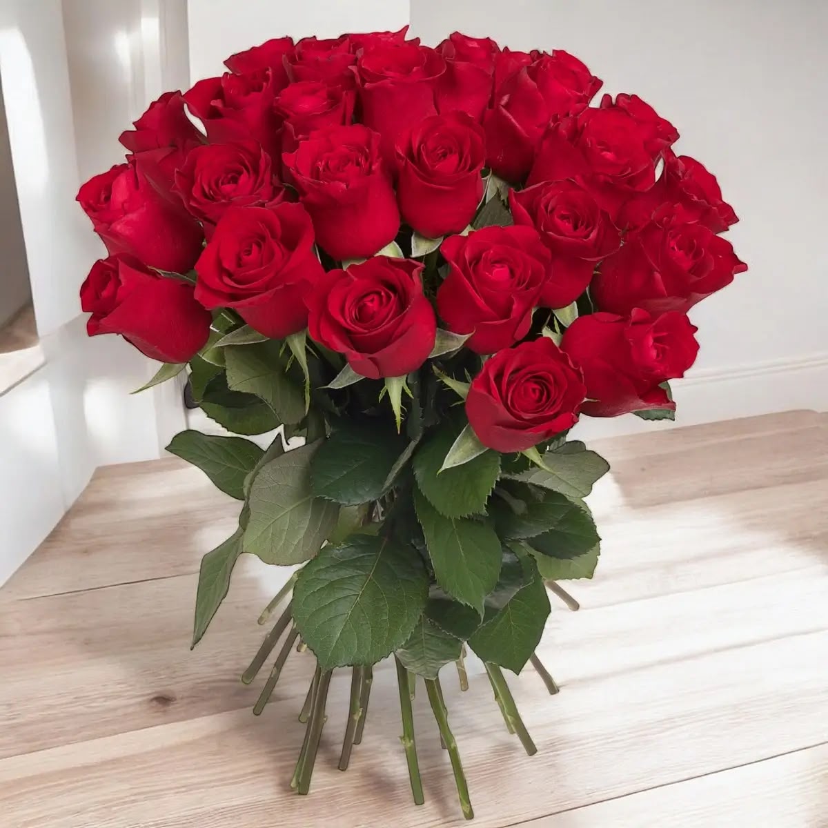 Mazzo di 12 rose rosse